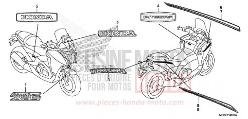 MARQUE/EMBLEME NC700DC de 2012